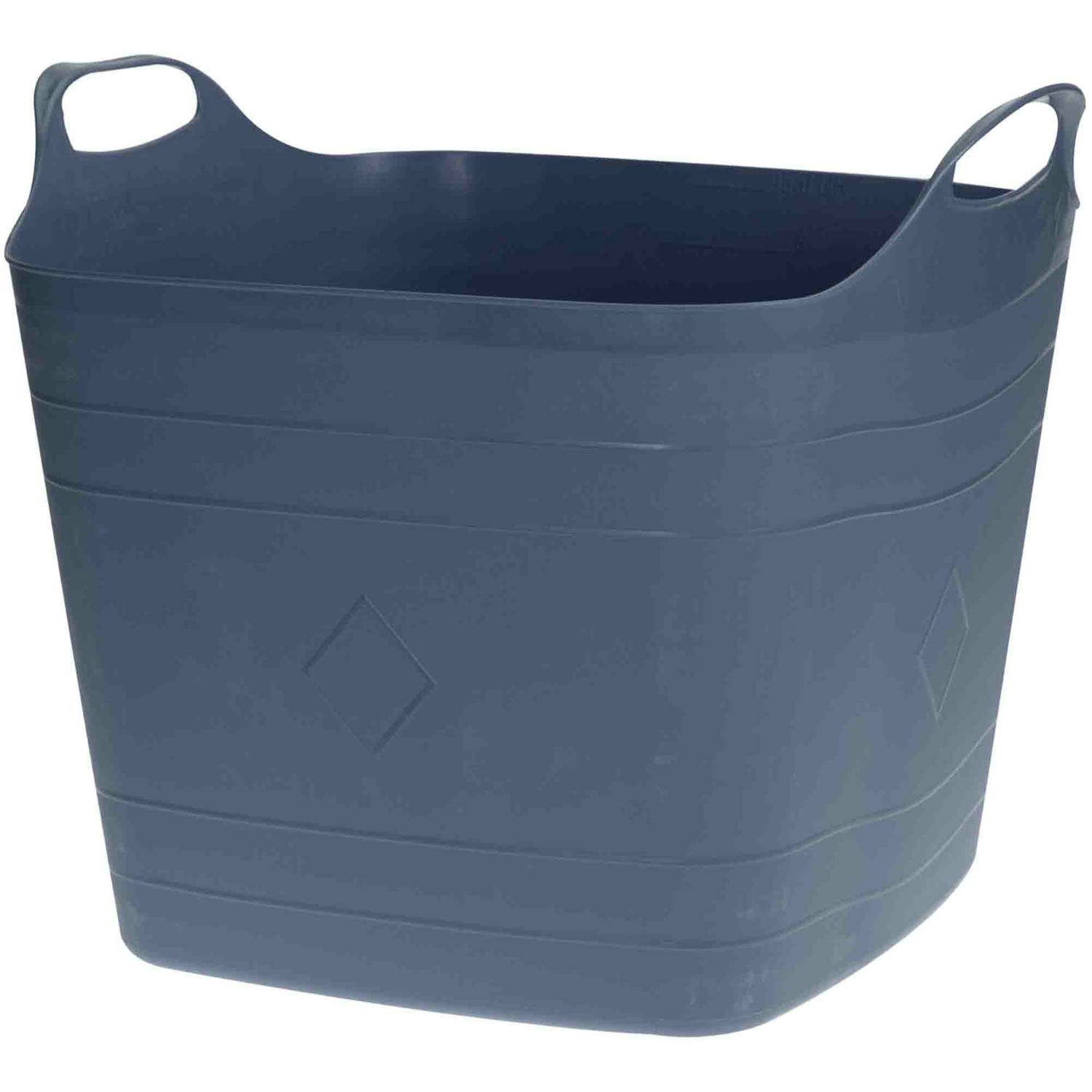Bathroom Solutions Kuip - flexibel - emmer/wasmand - blauw - 25 liter