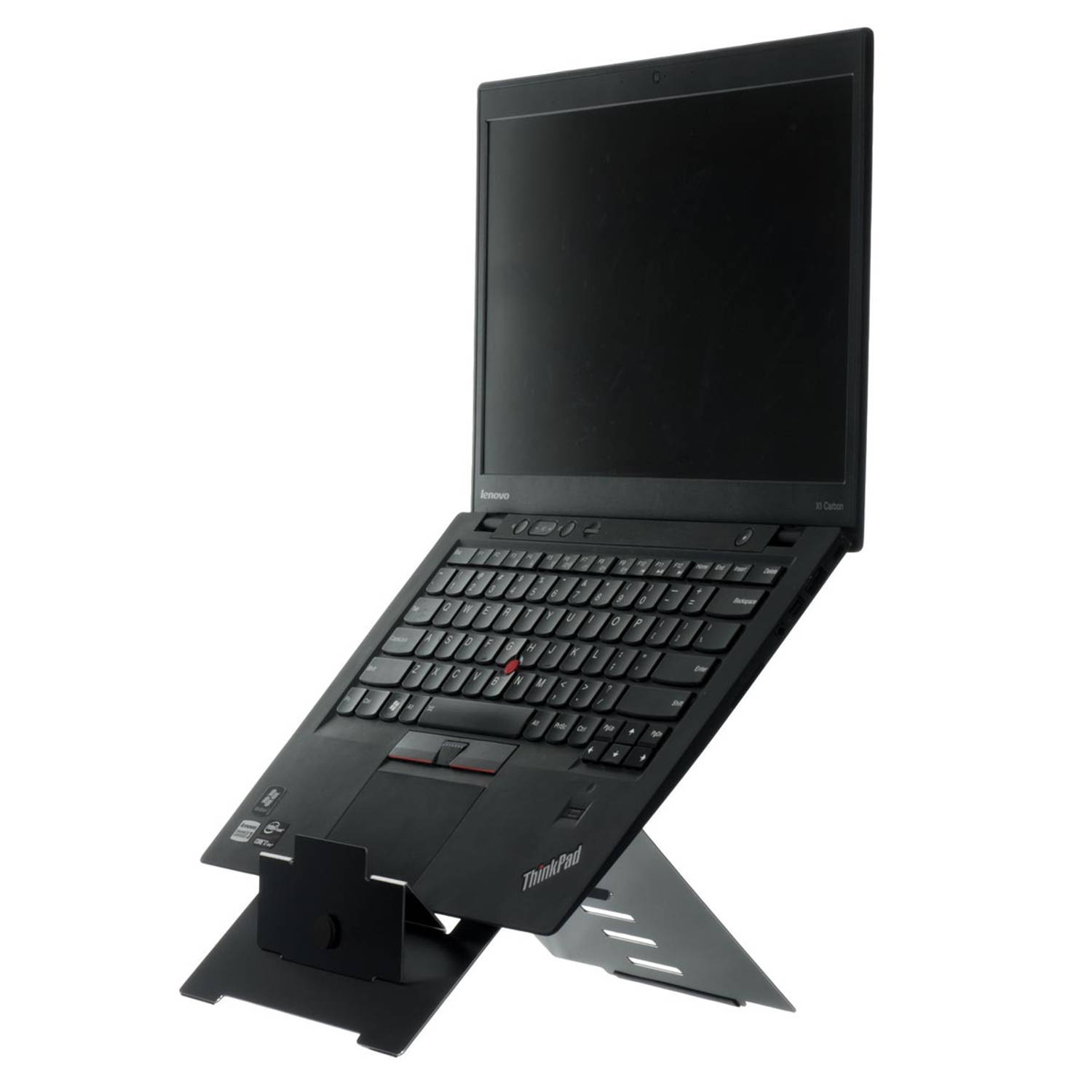Laptopstandaard R-Go Tools Riser zwart