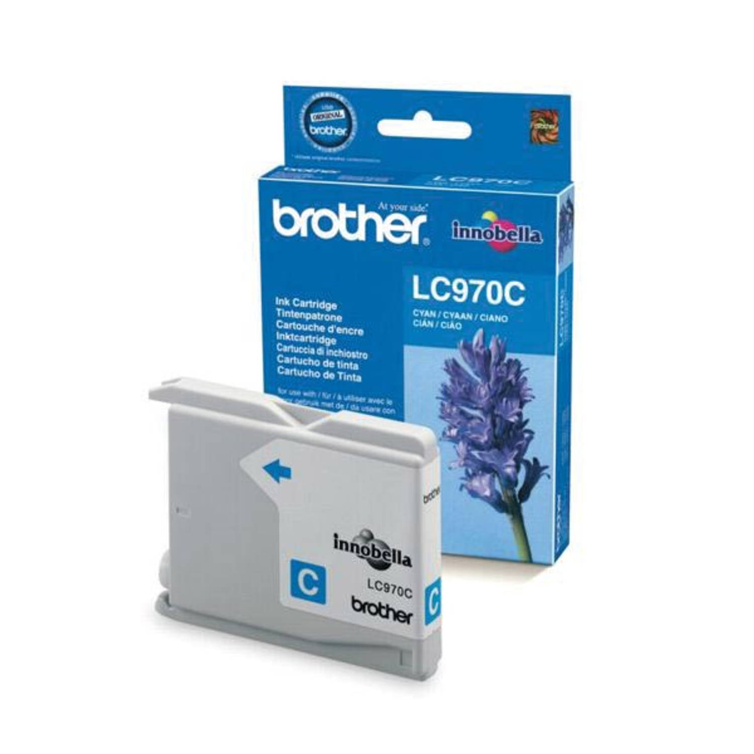 Brother inktcartridge, 300 pagina&apos;s, OEM LC-970C, cyaan 5 stuks