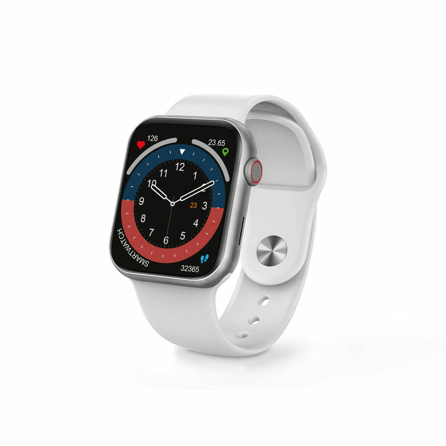 Ksix Urban 3 Waterbestendig Smartwatch met Hartslagmeter Wit