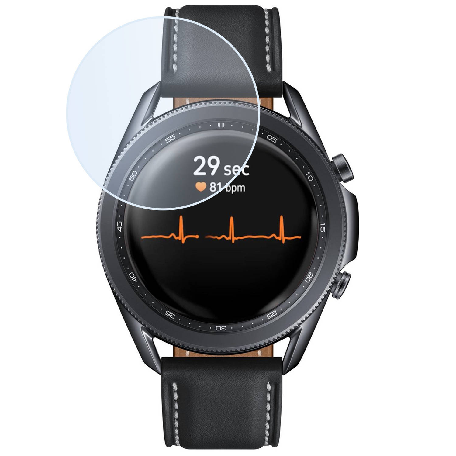 Basey Samsung Galaxy Watch 3 (41 mm) Screen Protector Beschermglas Tempered Glass