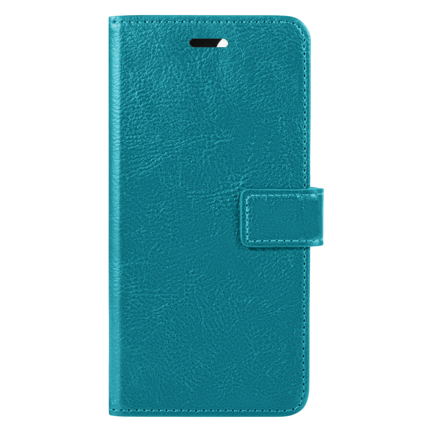 Basey Apple Iphone 14 Pro Hoesje Book Case Kunstleer Cover Hoes Turquoise