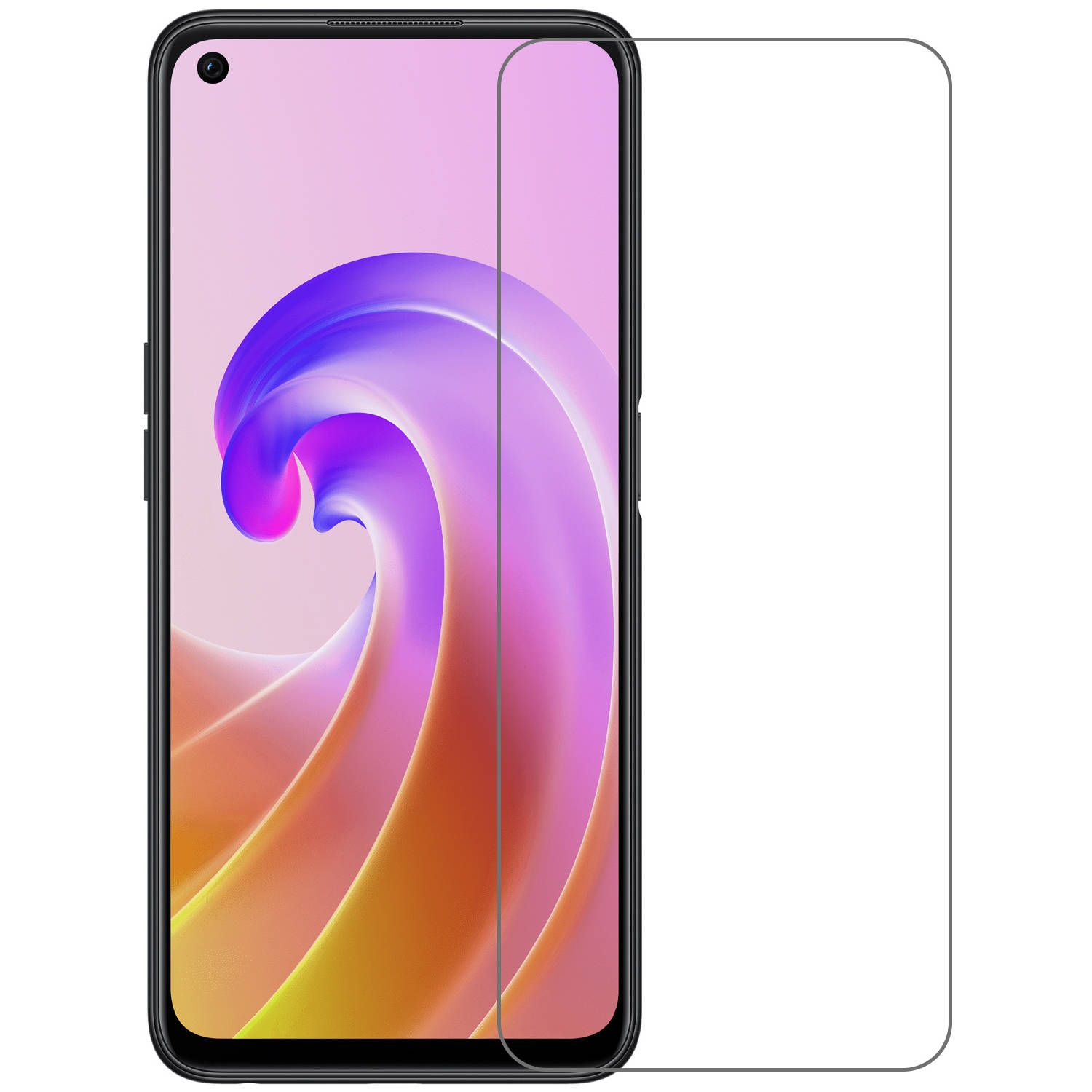 OPPO A76 Screenprotector Tempered Glass - OPPO A76 Beschermglas - OPPO A76 Screen Protector