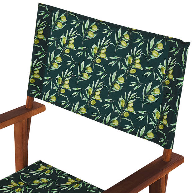 Beliani CINE - Stoffen hoes voor stoel-Groen-Polyester
