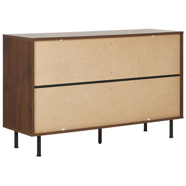 Beliani PALMER - Sideboard-Grijs-MDF