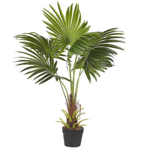 Beliani FAN PALM - Kunstplant-Groen-Synthetisch materiaal