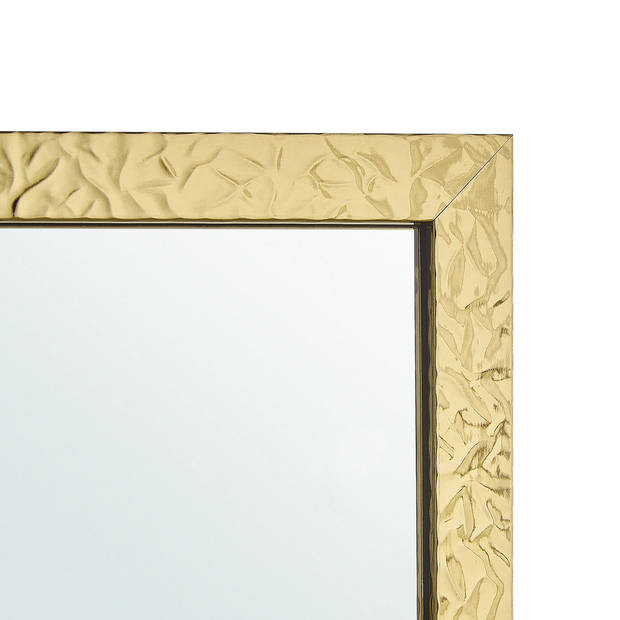 Beliani BRECEY - Staande spiegel-Goud-Synthetisch materiaal