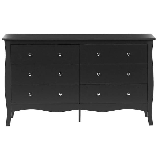 Beliani WINCHESTER - Commode-Zwart-MDF