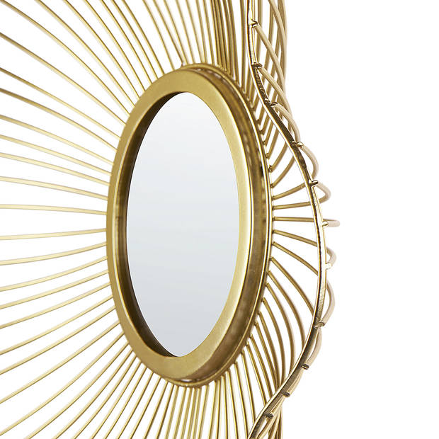 Beliani SENS - Decoratieve Spiegel-Goud-IJzer, Glas