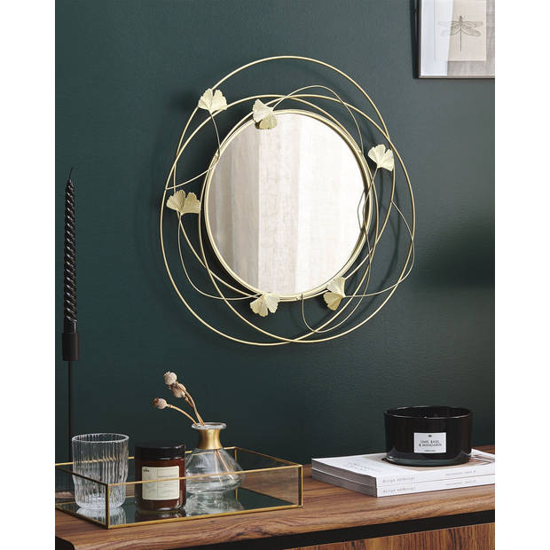 Beliani ANGLET - Decoratieve Spiegel-Goud-IJzer, Glas