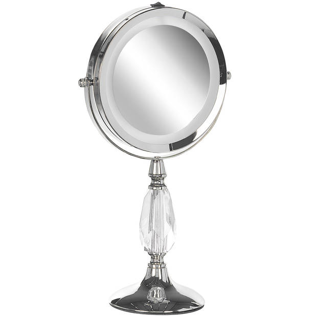 Beliani MAURY - Make-up spiegel-Zilver-IJzer, Glas