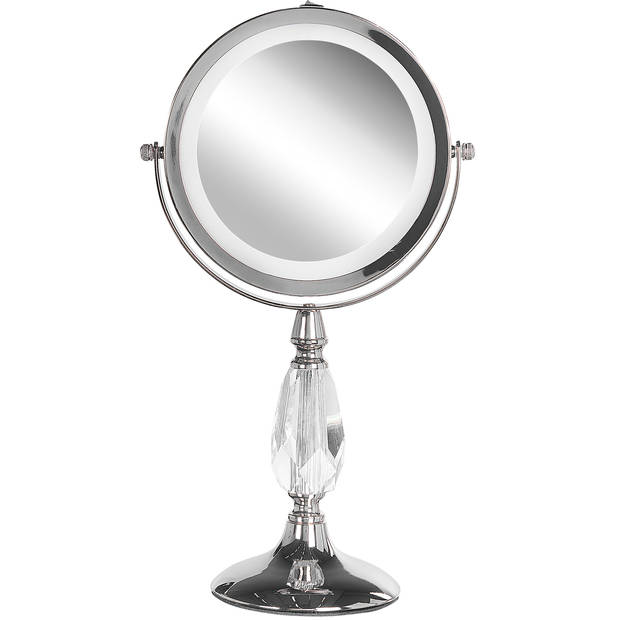 Beliani MAURY - Make-up spiegel-Zilver-IJzer, Glas