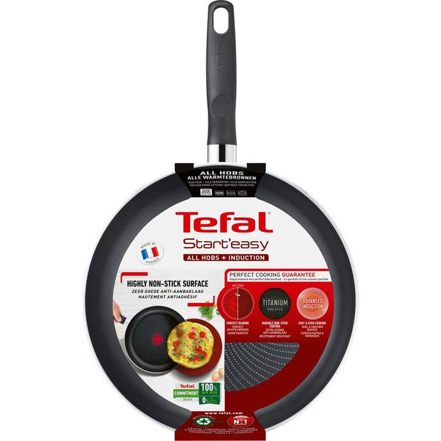 Tefal Start'easy koekenpan 28 cm - PFOA Vrij - Geschikt Voor Alle Warmtebronnen