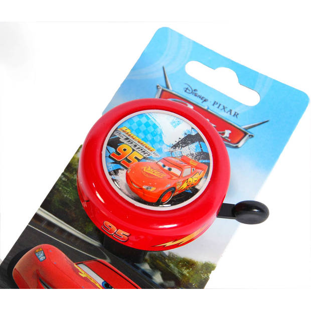 Disney Fietsbel Cars Junior 54 mm Rood