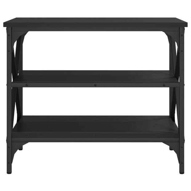 vidaXL Tv-meubel 60x40x50 cm bewerkt hout zwart