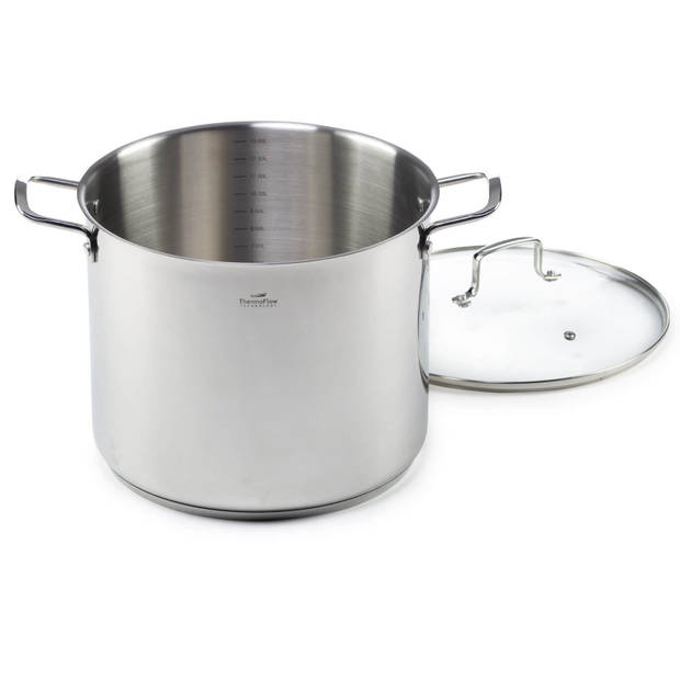 Rosmarino Pour & Cook Kookpan met glazen deksel - 28x23 cm