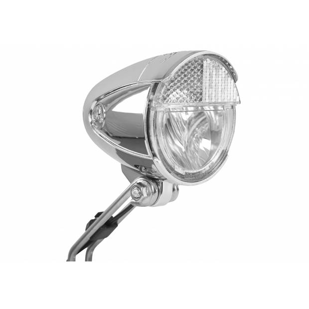 Trelock LS 583 Bike-i Retro koplamp zilver