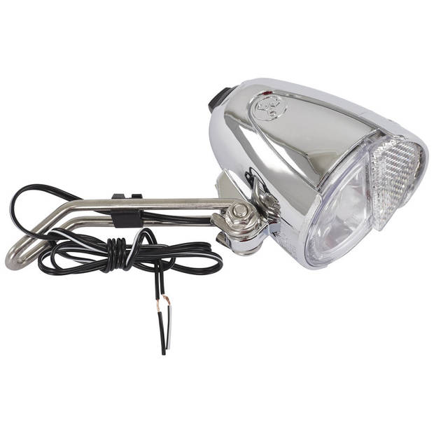 Trelock LS 583 Bike-i Retro koplamp zilver