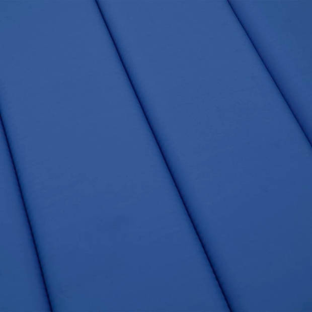 The Living Store Ligbedkussen - Oxford stof - 186 x 58 x 3 cm - Koningsblauw