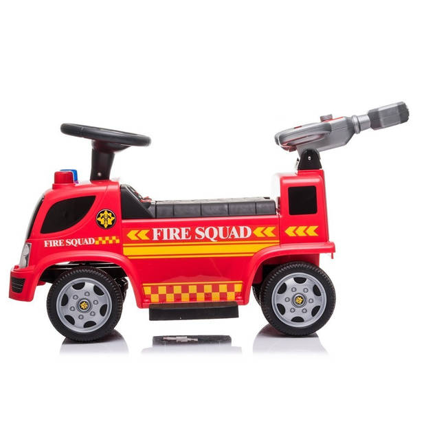 Elektrische kinderauto - brandweerauto - brandweer spuitwagen - tot 20kg max 1-3 km/h