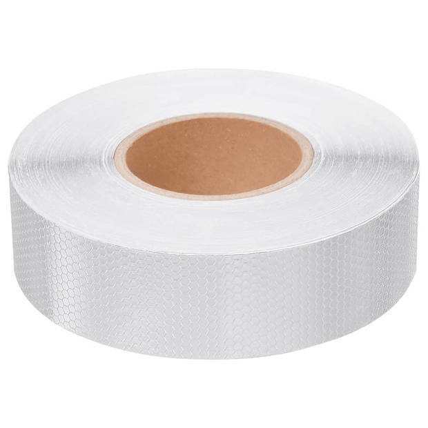 vidaXL Reflecterende tape 5 cm x 50 m PVC wit