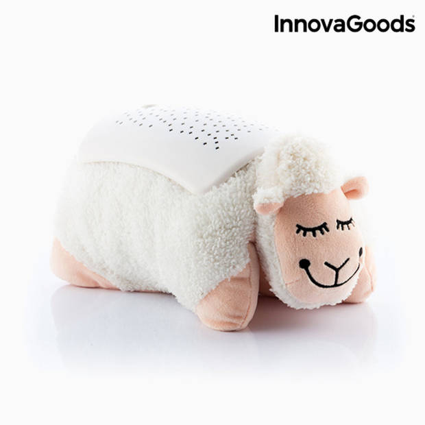 Knuffelschaap met LED Projector InnovaGoods