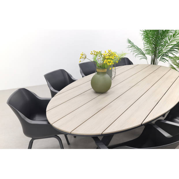 Hartman Sophie Element - Xerix/GI Edison 220 tafel - ovale tuinset