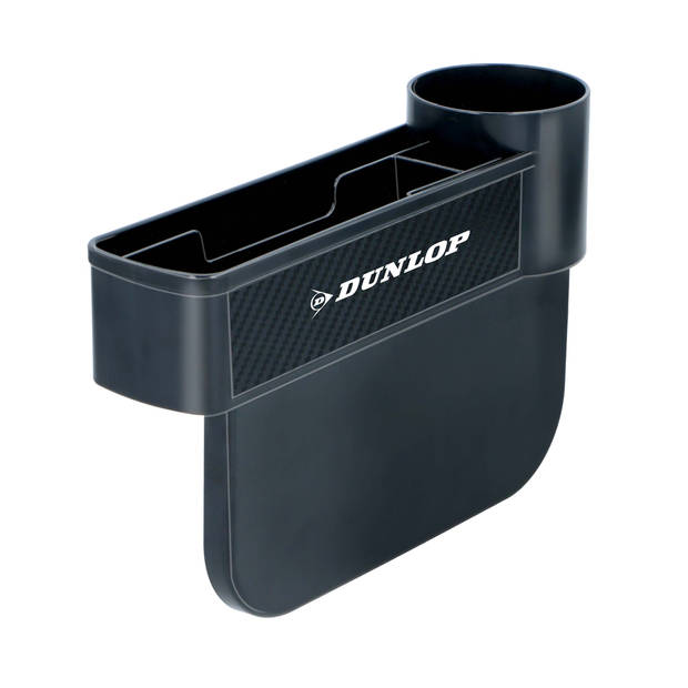 Dunlop Autostoel Organizer - met Cupholder - Antislip mat - Zwart