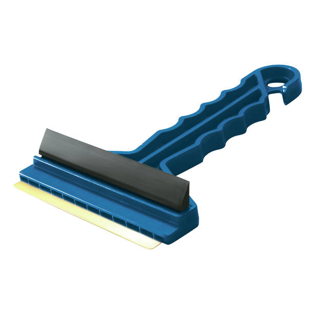 Autoramen IJskrabber/trekker blauw 16 cm met anti-condens doek en ruitenontdooier spray - IJskrabbers