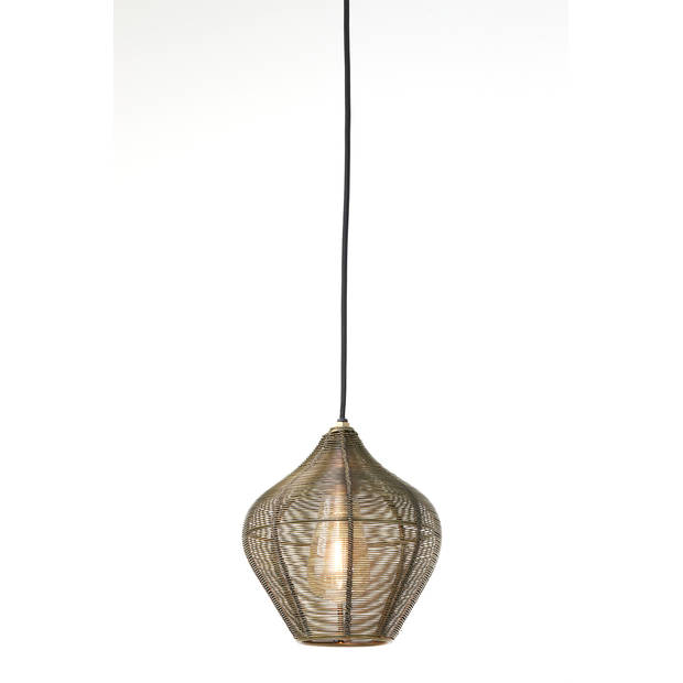 Light & Living - Hanglamp ALVARO - Ø20x22cm - Brons