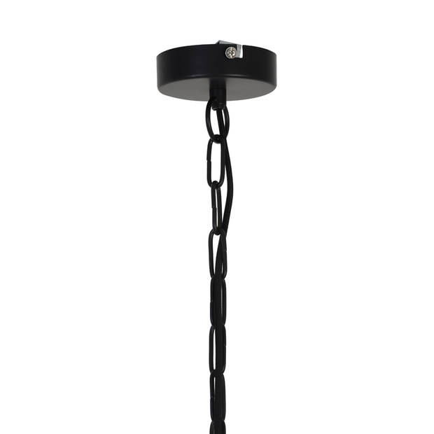 Light & Living - Hanglamp Meya - 40x40x53 - Zwart