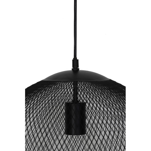 Light & Living - Hanglamp REILLEY - Ø50x48cm - Zwart