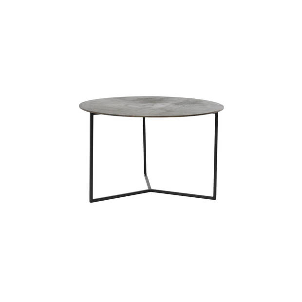 Light & Living - Salontafel SOCOS - Ø75x46.5cm - Grijs - Set van 2