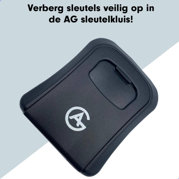 AG Sleutelkluis - Zwart - Kluisje met cijferslot voor Buiten en Binnen - sleutelkastje - -Waterdicht en Roestvrij