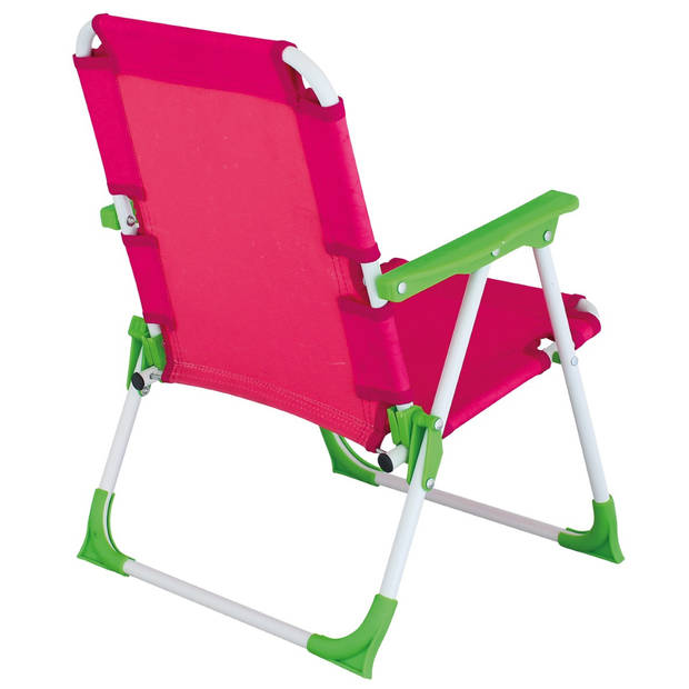 Eurotrail Campingstoel Nicky junior 46 cm polyester/staal roze
