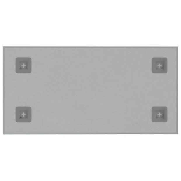 vidaXL Magneetbord voor aan de wand 60x30 cm gehard glas wit