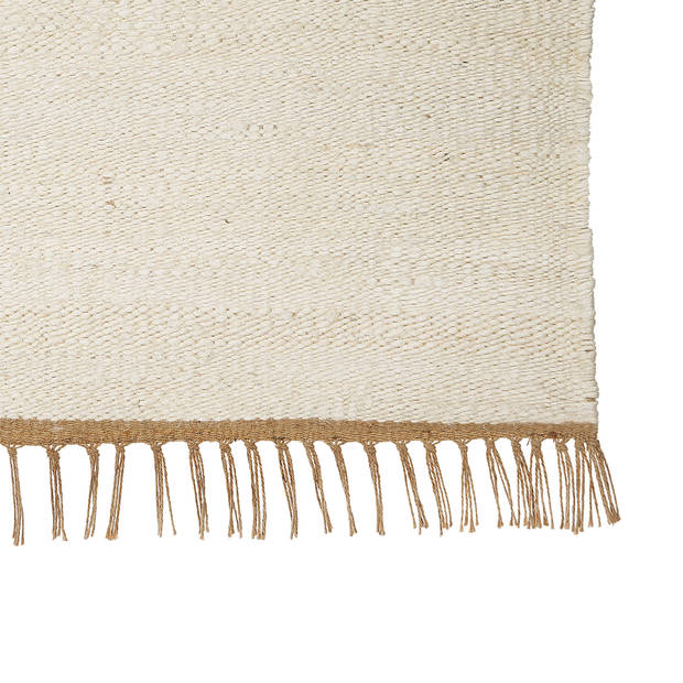 Beliani LUNIA - Laagpolig-Beige-Jute