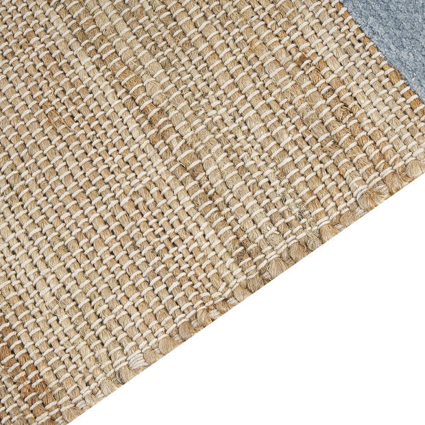 Beliani TALPUR - Gevlochten-Beige-Jute