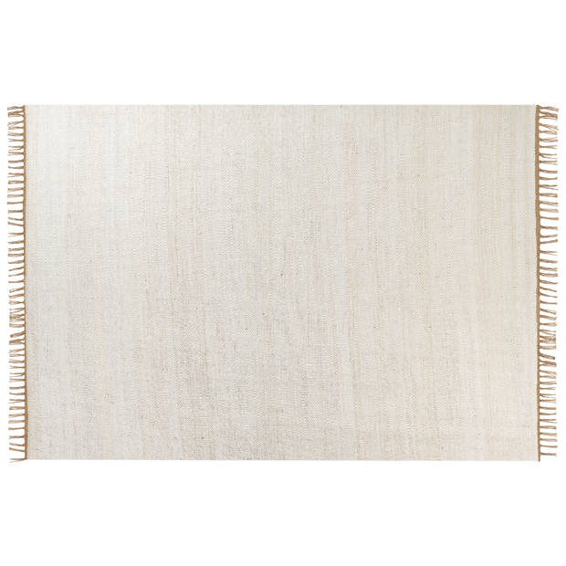 Beliani LUNIA - Laagpolig-Beige-Jute