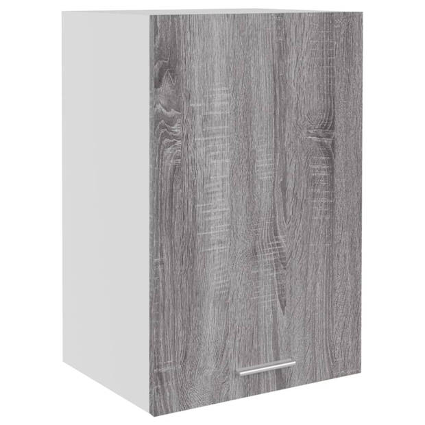 vidaXL Wandkast 39,5x31x60 cm bewerkt hout grijs sonoma eikenkleurig