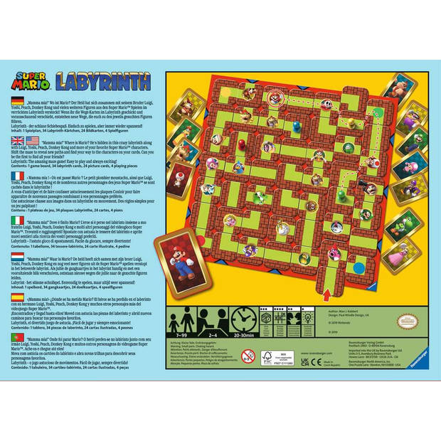 Ravensburger Super Mario Labyrinth bordspel