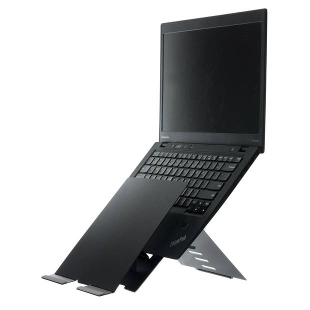 R-Go Riser Flexible laptopstandaard, zwart