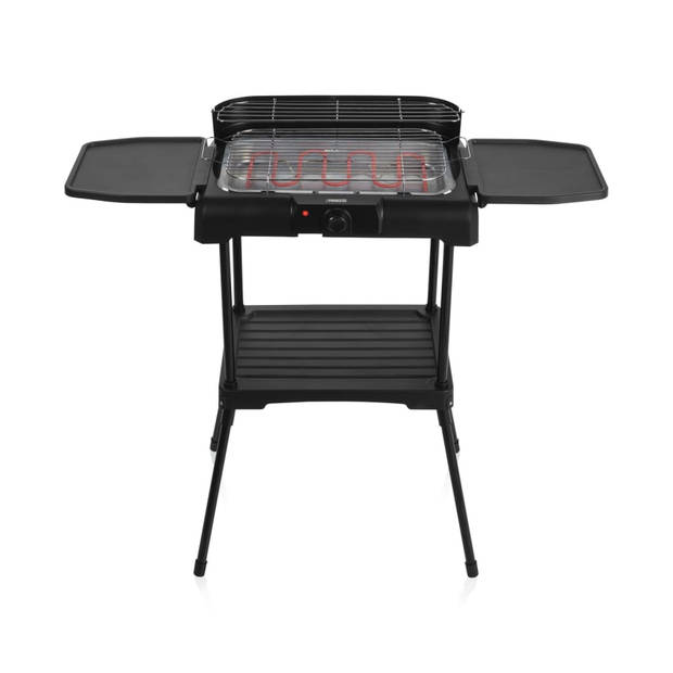 Princess 112250 Elektrische BBQ met zijplanken - 40x25cm - Met en zonder statief te gebruiken - 2200W