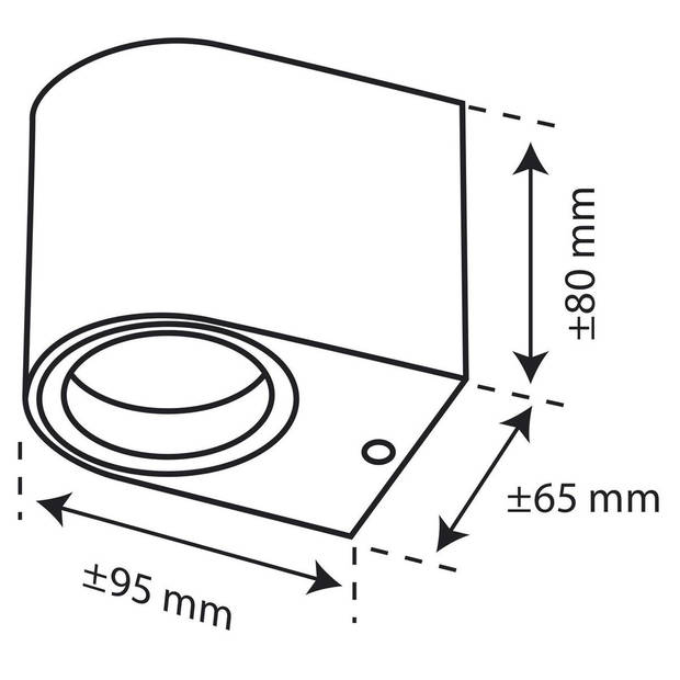 Smartwares 5000.466 Kimi wandlamp – LED – RVS