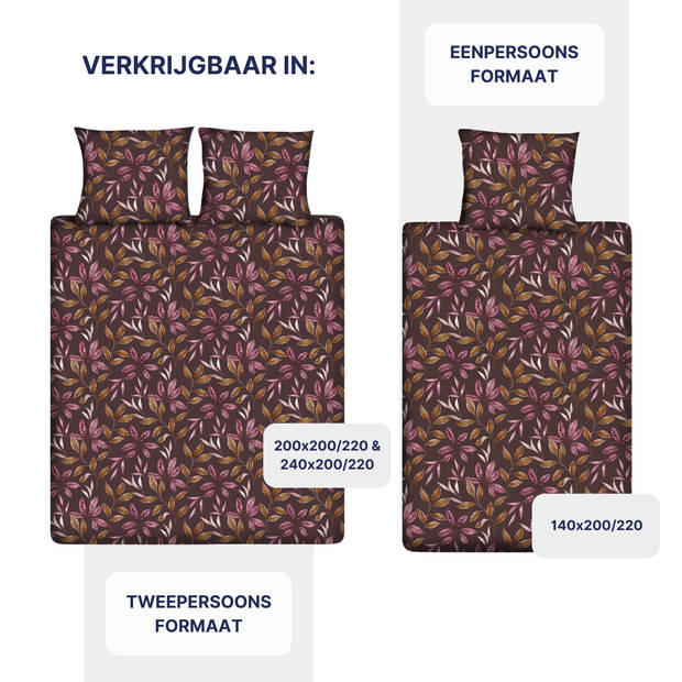 Ten Cate Katoenen Dekbedovertrek - 140x200/220 cm - Kendra