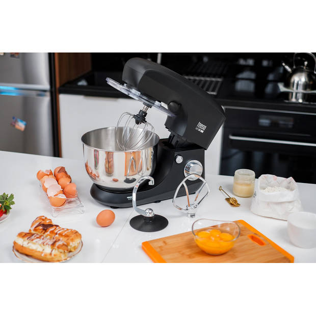Teesa Easy Cook Single keukenmachine/ standmixer 1400 Watt zwart 5,5L TSA3545B