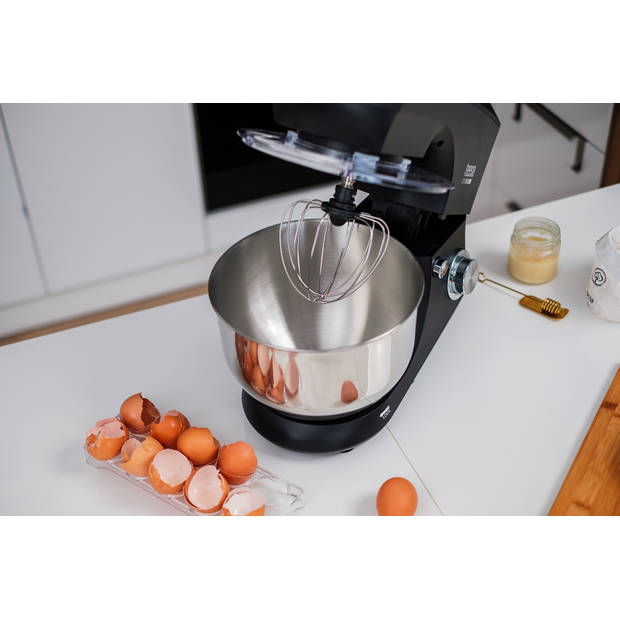 Teesa Easy Cook Single keukenmachine/ standmixer 1400 Watt zwart 5,5L TSA3545B