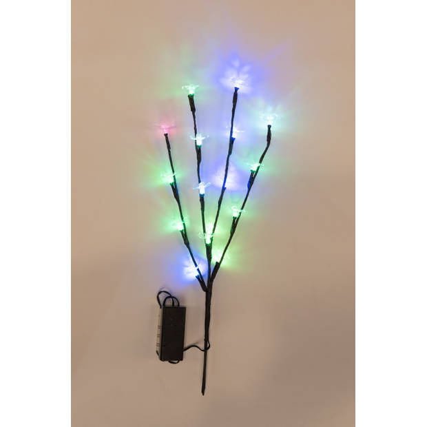 MaxxHome Lichttak - binnen kerstverlichting - kerstversiering - 16 LED lampjes - 3 kleuren