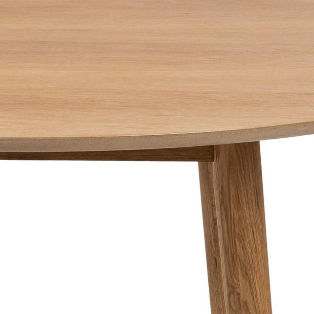 Nico - Eettafel - rond 120cm - Eiken.