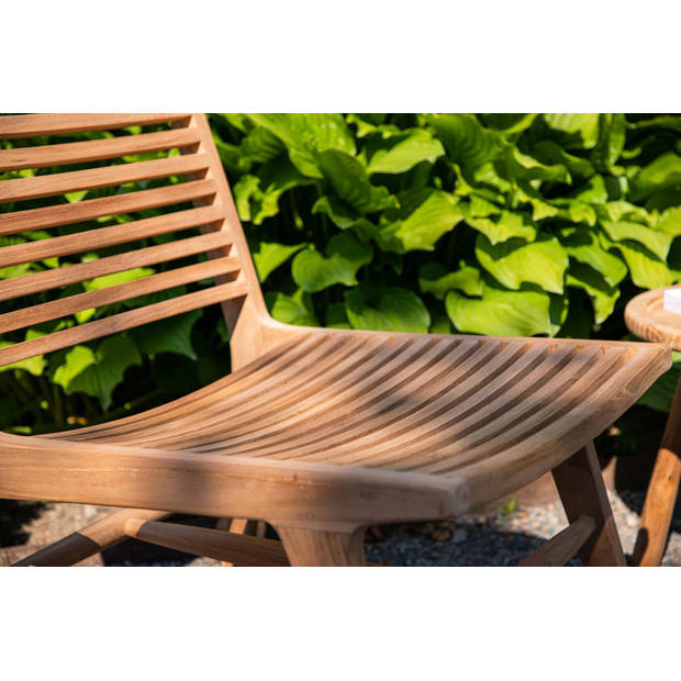 Ribbon leunstoel tuin teak.